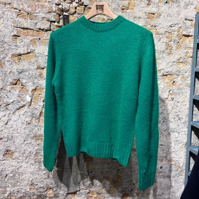 Foto van Aspesi Magila Girocollo In Lana Shetland Emerald Green