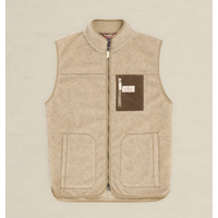 AMUNDSEN HEROES WOOL FLEECE VEST Natural
