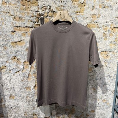 Foto van FEDELI T-Shirt Jersy Taupe