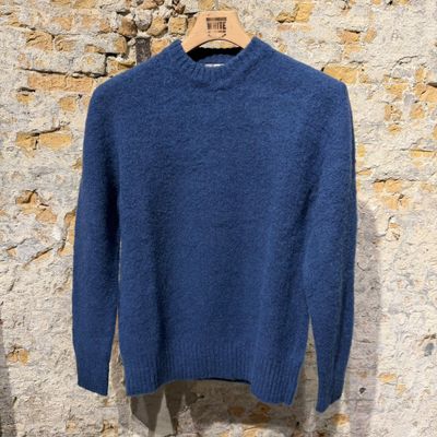 Foto van Piacenza Virgin Wool Sweater Storm Blue
