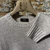 Afbeelding van Kris K J Law O neck Cashmere Knit Oatmeal