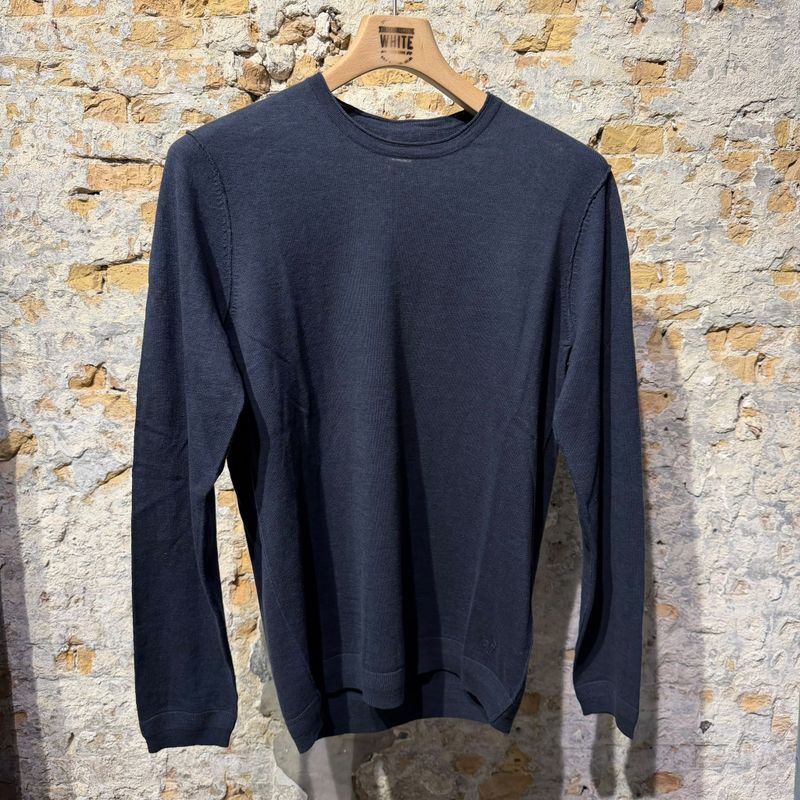 Blue De Genes BGmonty Thin Knitt Navy Blue De Genes BGmonty Thin Knitt Navy