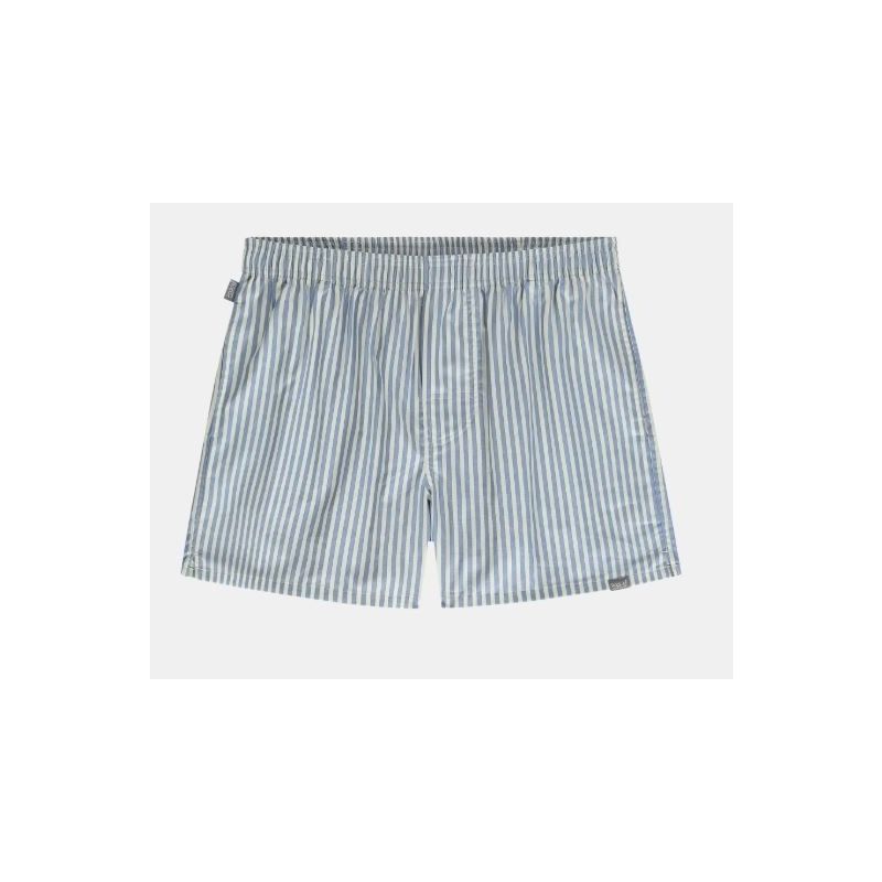 Pockies Ice Blue Striped Boxers
