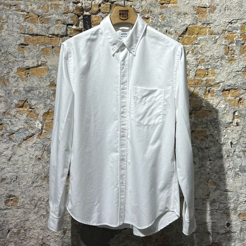 Aspesi Button-down W-Shirt White 