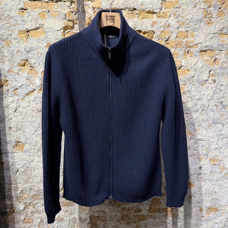 Kris K J Buttler Full-Zip Vest Navy Kris K J Buttler Full-Zip Vest Navy