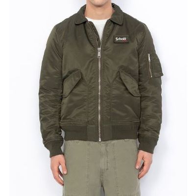 Foto van Schott Blouson Original Nylon Army Green