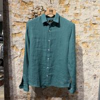 Kris K Shirt Udang Hijau Teal