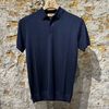 Afbeelding van Kris K S McQueen Silk Polo Dark Navy