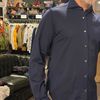 Afbeelding van ORIAN Cotton Cashemere Shirt Navy
