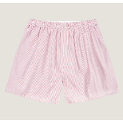 Foto van Sunspel Classic Boxer Short Red & White Stripe