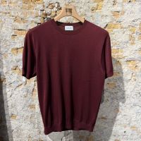Scaglione T-shirt Cot-Silk Bordeaux