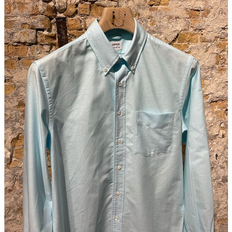 Aspesi Oxford Button-down Shirt Azzuro