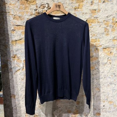 Foto van Piacenza Merino Crewneck Navy