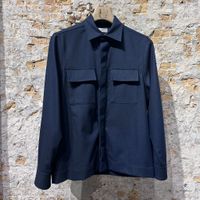 DEVORE John shirt Wool Navy