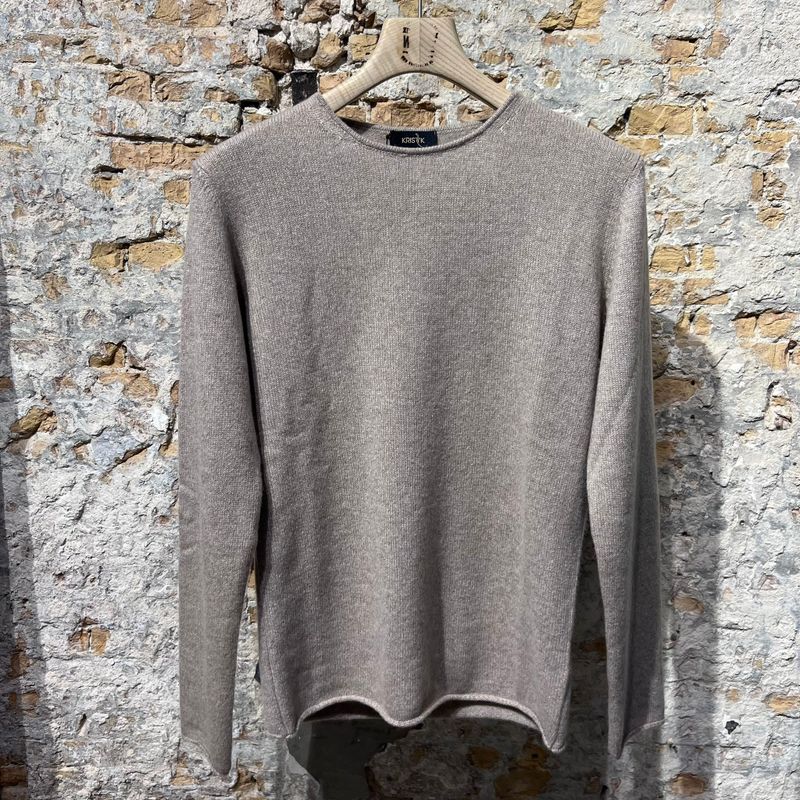 Kris K L Kravitz 100% Cashmere Oatmeal