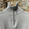 Afbeelding van ​Belstaff Stanley quarter zip jumper Dirty white