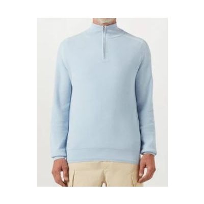 Foto van BELSTAFF Guide Quarter Zip Jumper Sky Blue 