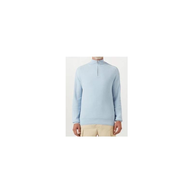 BELSTAFF Guide Quarter Zip Jumper Sky Blue 