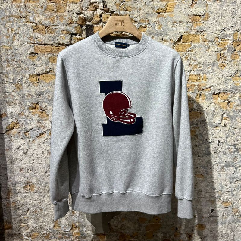 Little Antonio L Helmet Sweat Grey Melange