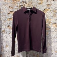 Sunspel Heavyweight Rugby Polo Shirt Bakelite