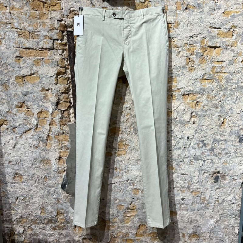 PT Torino Slim Chino Cotton Ecru