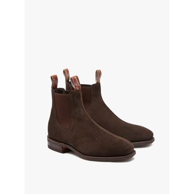 R.M. Williams Comfort Craftsman Suede Chocolat Foto van R.M. Williams Comfort Craftsman Suede Chocolat