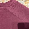 Afbeelding van Scaglione Round Neck Milano Stitch Bordeaux