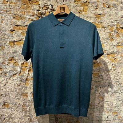 Foto van Kris K McQueen Silk Polo Aston Green