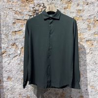 Fedeli Steve ML shirt Piquet Giza Dark Green