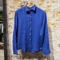 Kris K Shirt Udang Biru Royal Blue