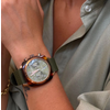 Afbeelding van Briston Clubmaster Classic - Chrono - Gold - Olive Green