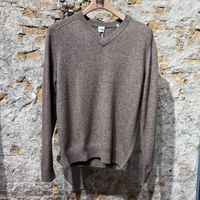 ASPESI V-Neck Jumper Cashmere Dove Beige