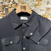 Afbeelding van Piacenza Luxury Overshirt Silk & Cotton Black