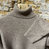 Afbeelding van Roberto Collina Luxury Cashmere Roll neck Bison