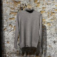 Kris K Sean Connerey Roll Neck Cashmere Sweater Sandy Lake