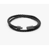Afbeelding van TATE OSSIAN London Double Wrap Rope Bracelet Black