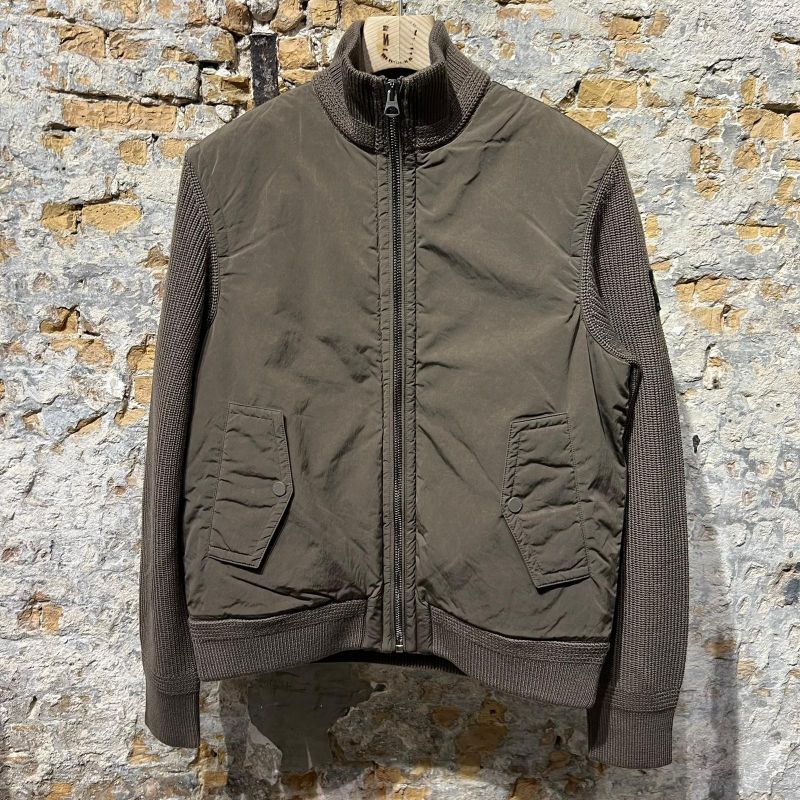 BELSTAFF Ward Full Zip Cardigan Brown