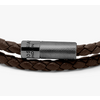 Afbeelding van TATE OSSIAN London Double Wrap Rope Bracelet Brown