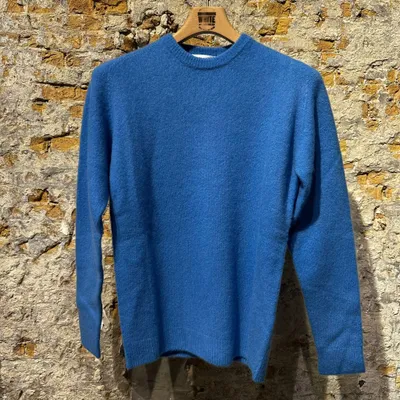 Roberto Collina Summer Sweater Cashmere & Silk Powder Blue Foto van Roberto Collina Summer Sweater Cashmere & Silk Powder Blue