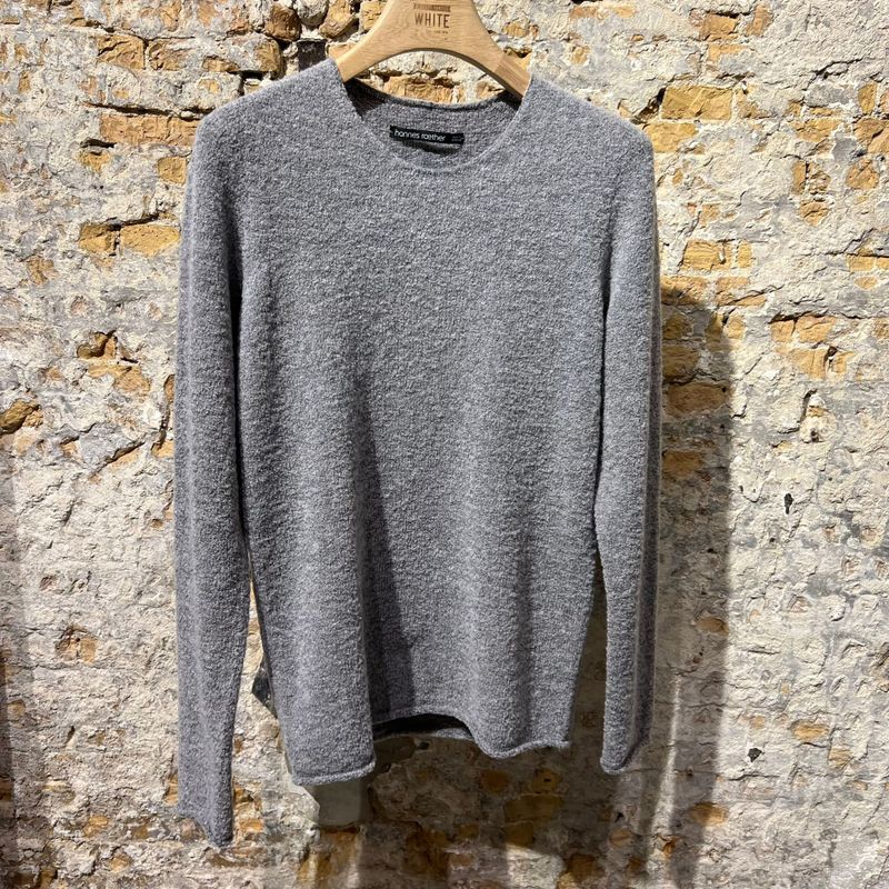 Hannes Roether Knit Sweater Grey