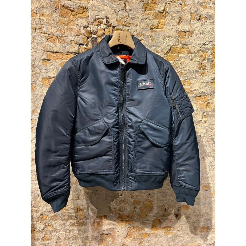 Schott Blouson Original Nylon Navy