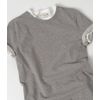 Afbeelding van Merz b. Schwanen 215 Grey Melange T-Shirt