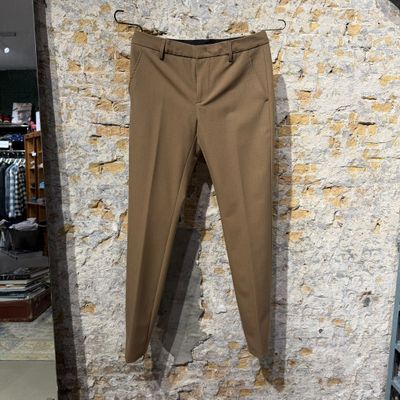 Foto van Dondup Sportissimo Luxe Wool Pantalon Cognac