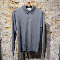 Piacenza Long Sleeve Fine Merino Silver