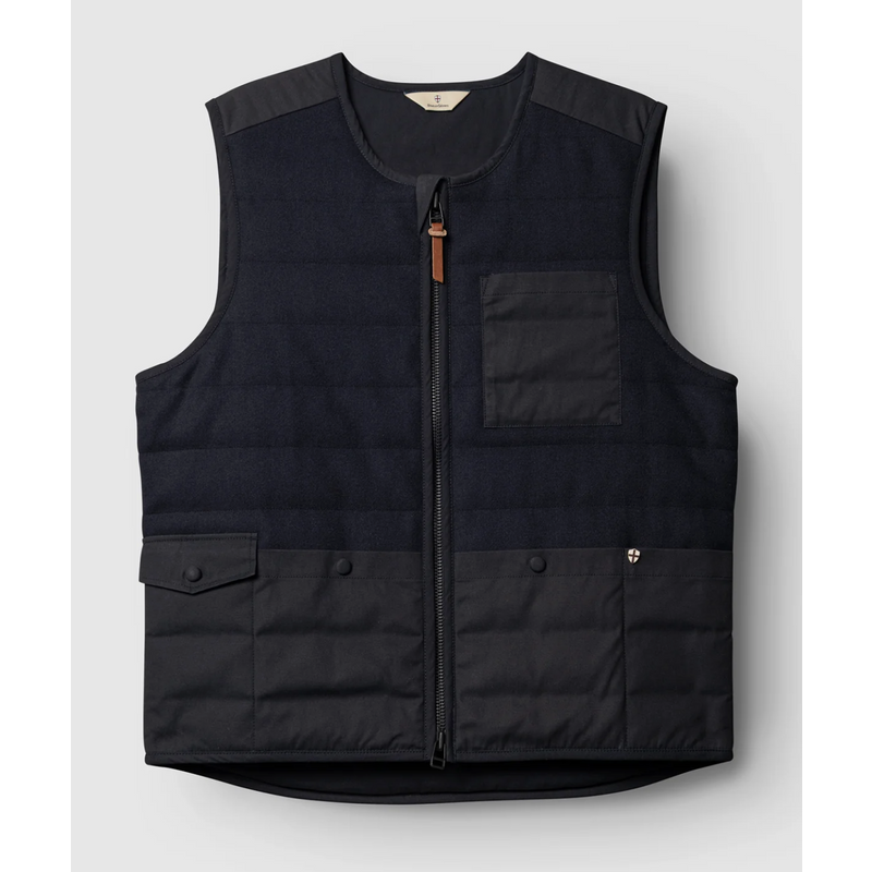 Blue De Genes BGdand Waistcoat Navy Blue De Genes BGdand Waistcoat Navy