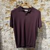 Afbeelding van Roberto Collina V-polo Burgundy