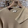 Afbeelding van Blue de Genes BGyale Slubby Crewneck Knit Pale Khaki