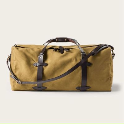 Foto van Filson Large Rugged twill Duffelbag Tan
