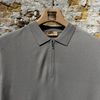 Afbeelding van Kris K Elegant zip-Polo Mud Grey