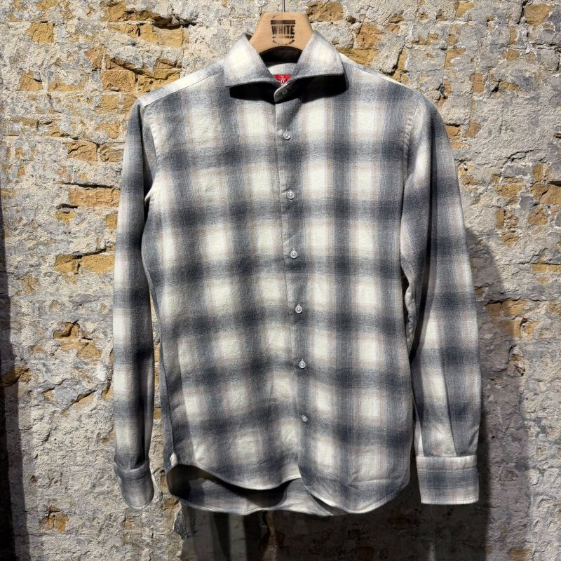 Kris K Check Flannel Grey Kris K Check Flannel Grey